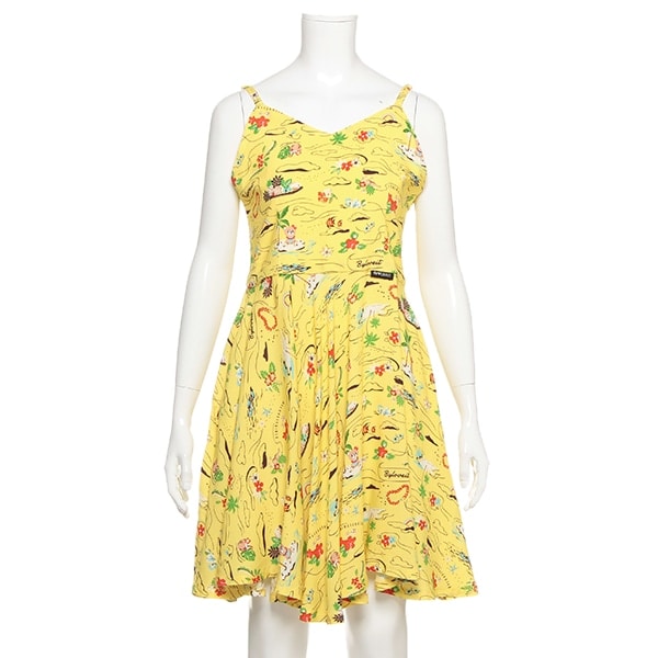 総柄キャミワンピース(120 黄): ジュニア - ナルミヤ オンライン
