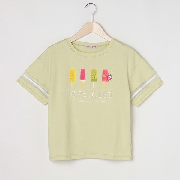 Icecream 関税込 キャンディ半袖Tシャツ アイスキャンディ半袖Tシャツ(S(140) 黒): ジュニア - ナルミヤ