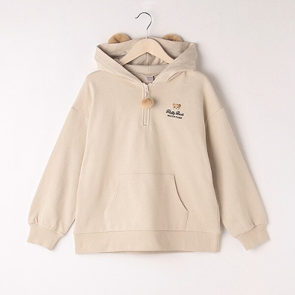 【人気商品再入荷】【直営店で取り扱い無し】耳つきジップパーカ