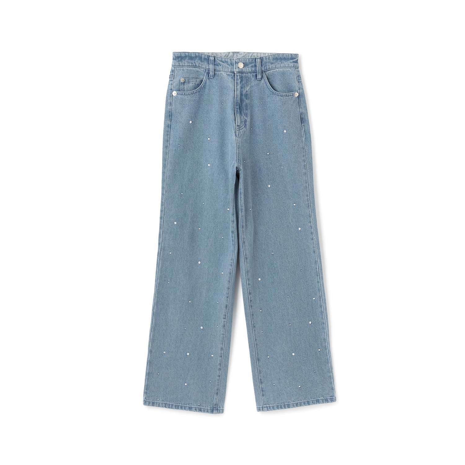 【人気商品再入荷】【直営店で取り扱い無し】アソートデザイン美脚ルーズストレートデニムパンツ