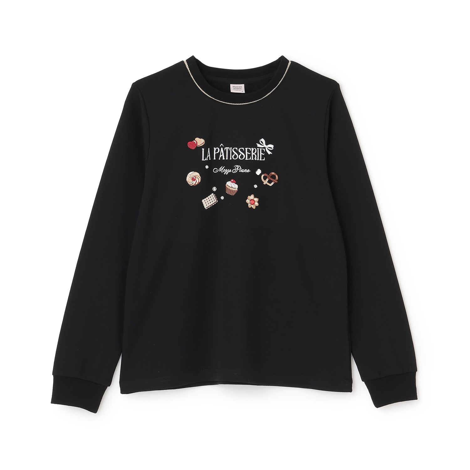 【人気商品再入荷】【直営店で取り扱い無し】チョコレートスイーツ刺しゅう長袖シャツ