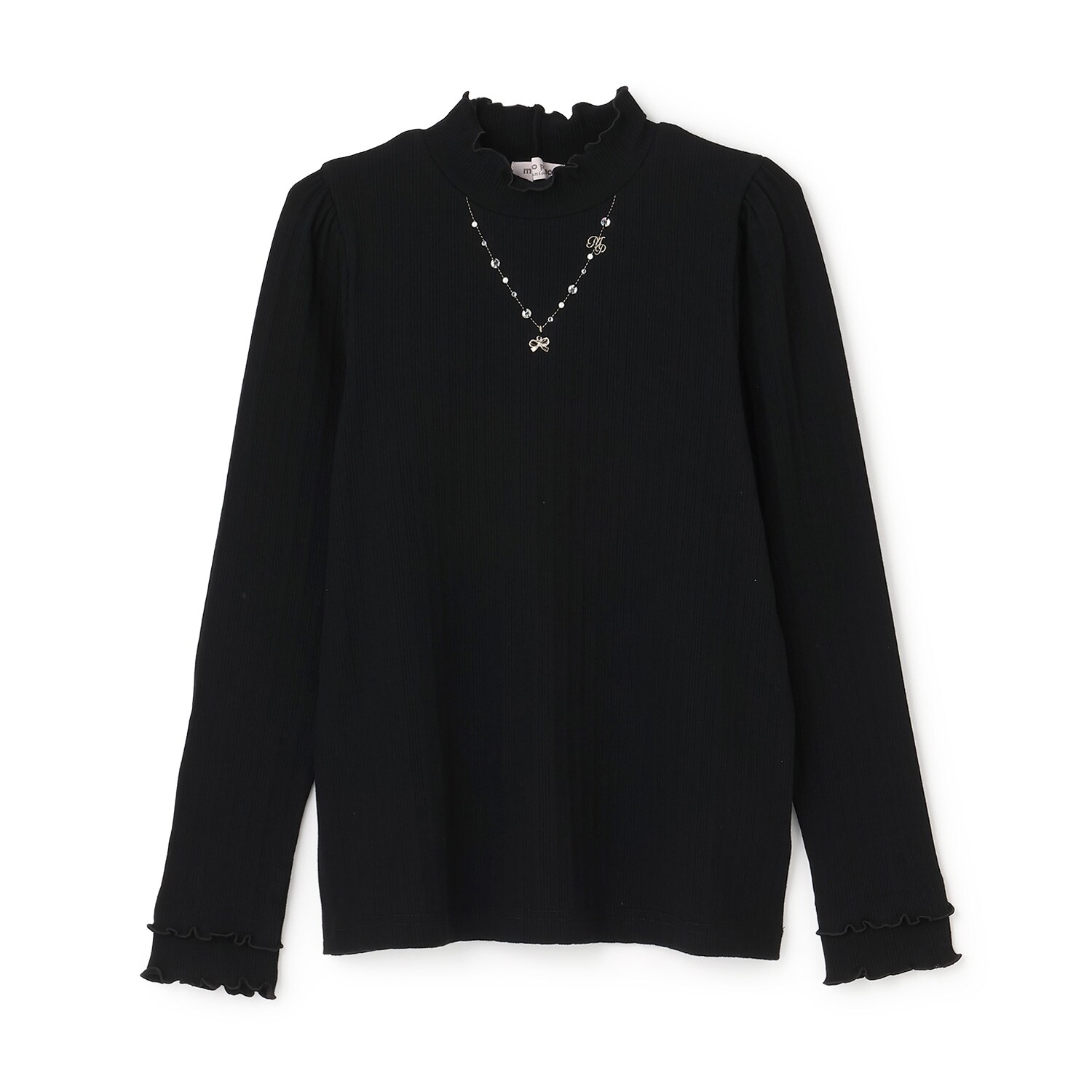 【人気商品再入荷】【直営店で取り扱い無し】リボンネックレス長袖Tシャツ