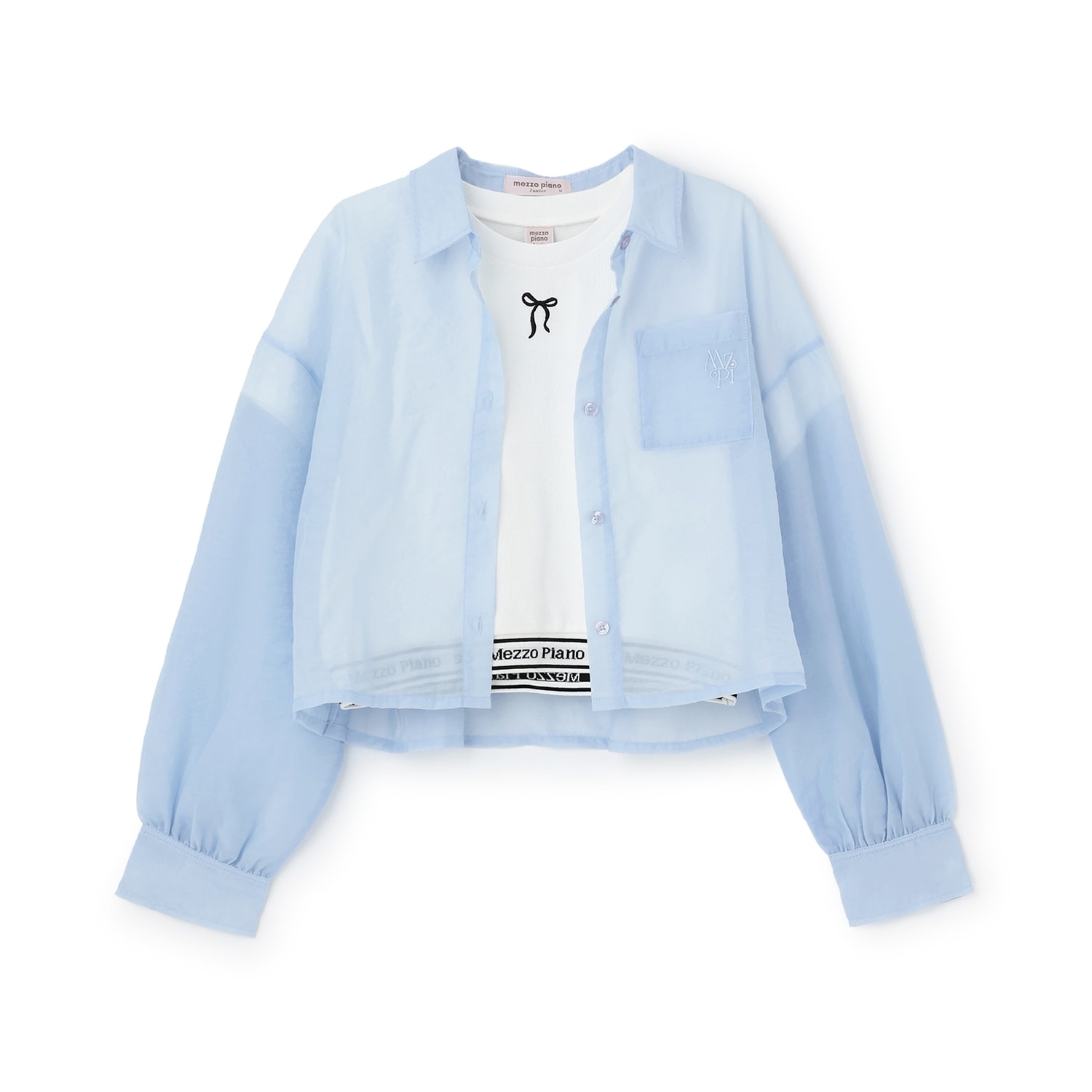 【人気商品再入荷】【直営店で取り扱い無し】シアーシャツ＆リブTシャツセット