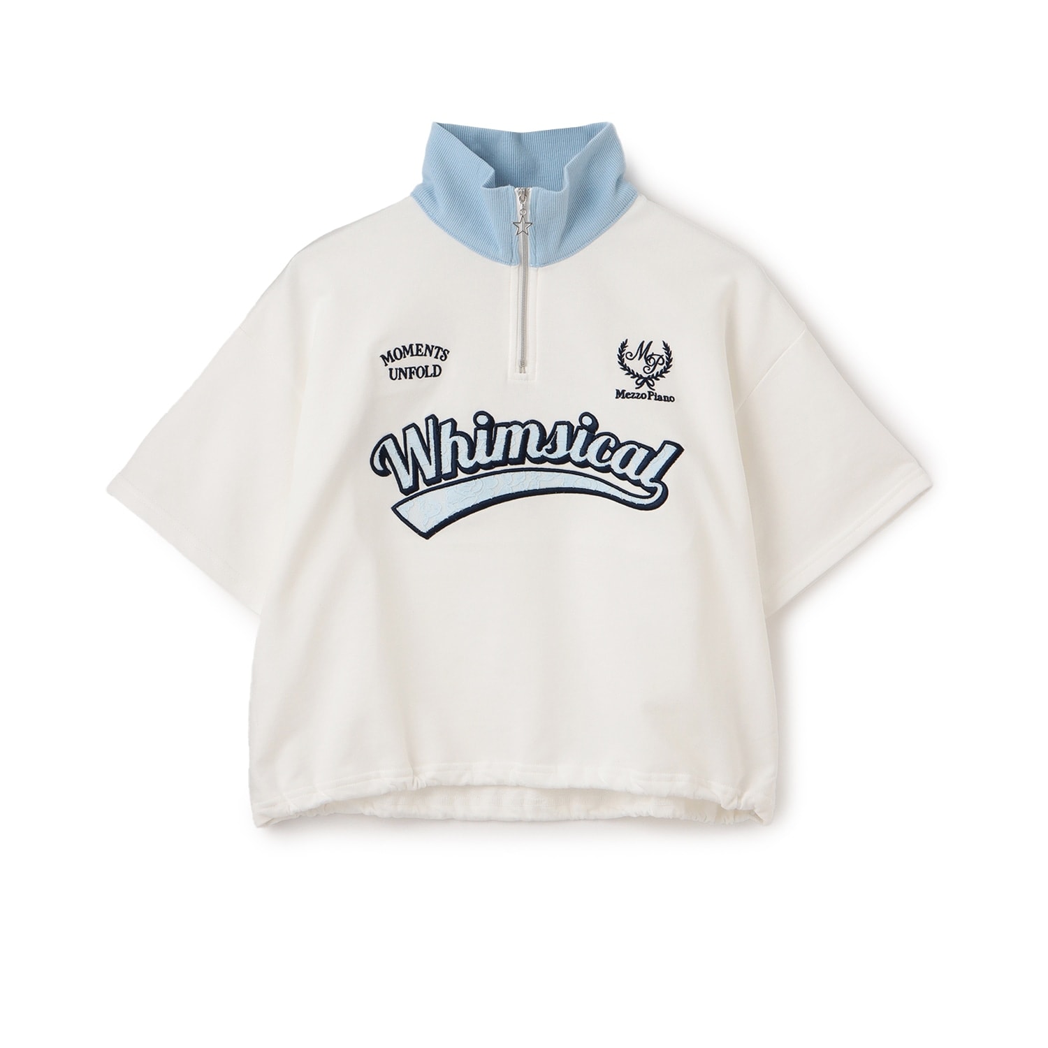 【人気商品再入荷】【直営店で取り扱い無し】ハーフジップTシャツ