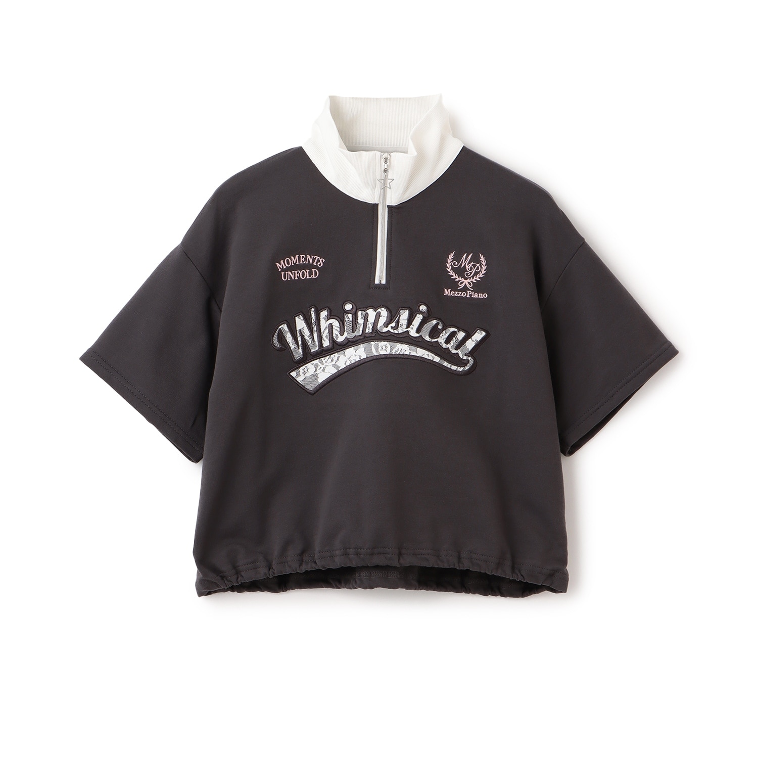 【人気商品再入荷】【直営店で取り扱い無し】ハーフジップTシャツ