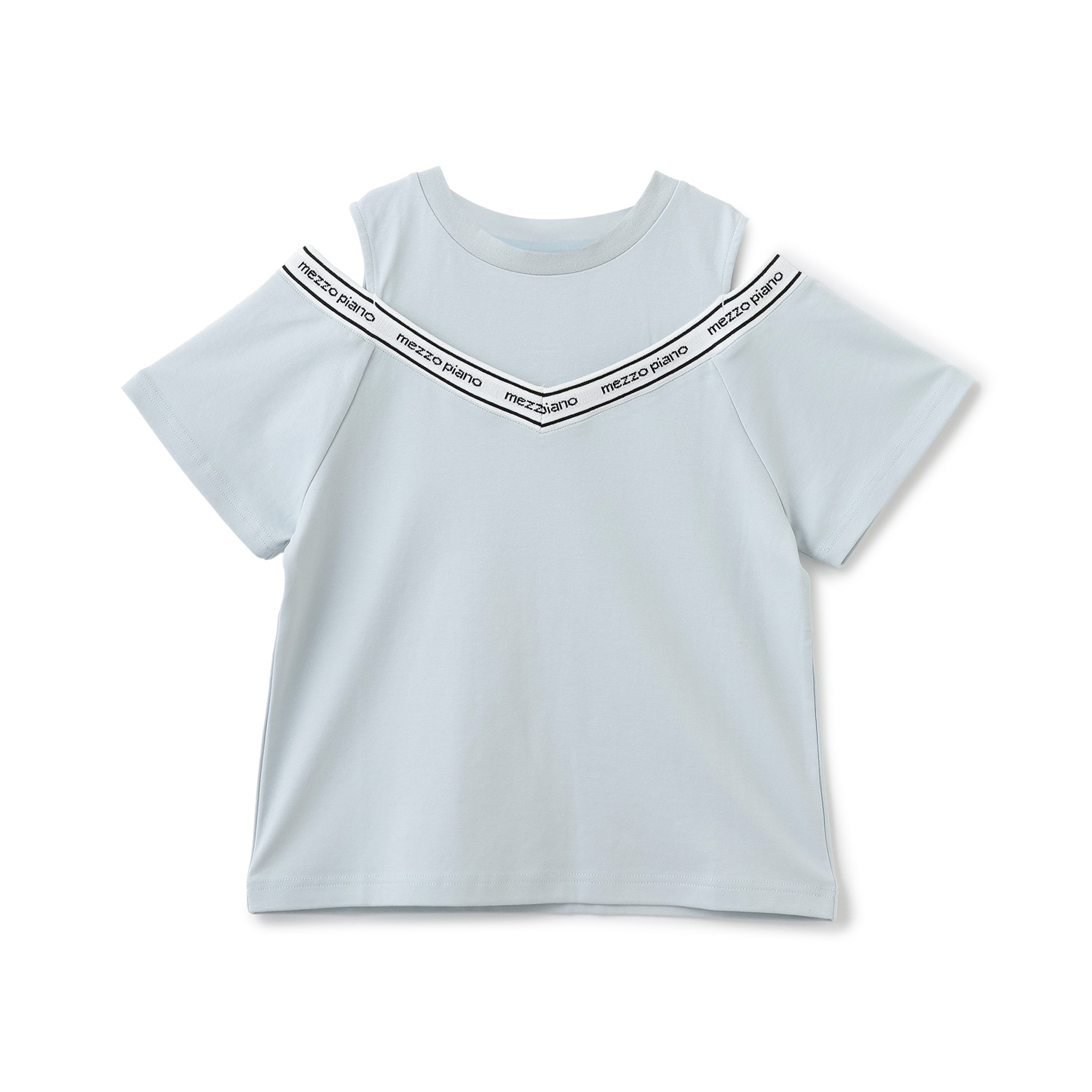 【人気商品再入荷】【直営店で取り扱い無し】肩あきリブTシャツ