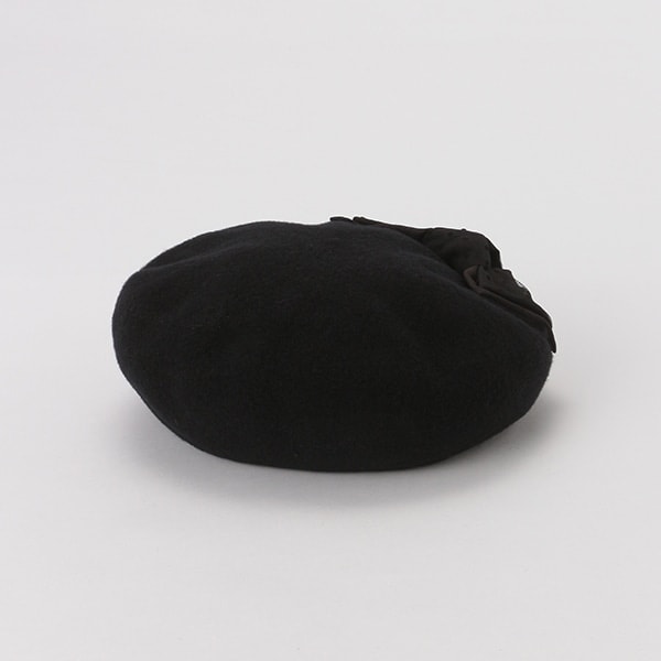 Narumiya Online ナルミヤ オンラインの公式通販サイトドットリボンつきフェルトベレー帽 F 56 黒 ジュニア
