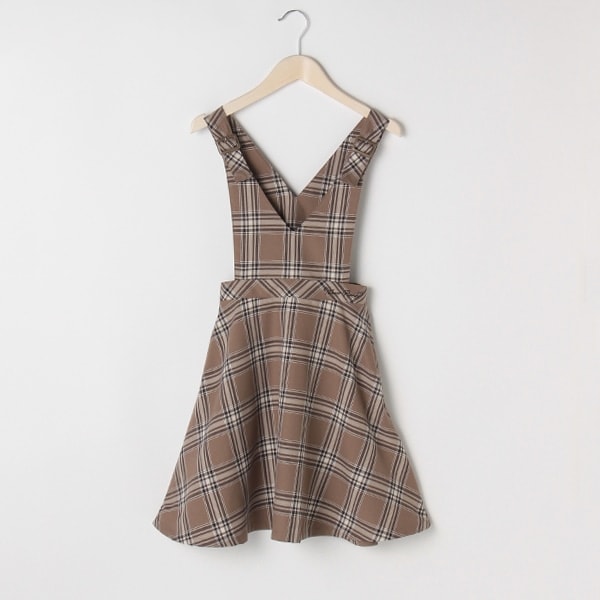 チェック柄2WAYジャンスカ