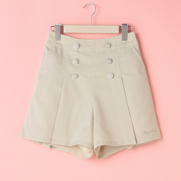 Narumiya Online ナルミヤ オンラインの公式通販サイト後ろプリーツショートパンツ S 140 黒 ジュニア