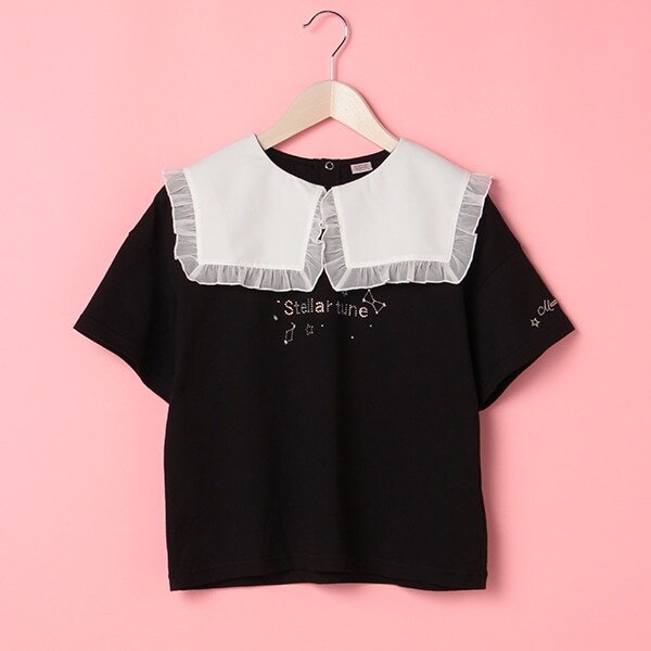 ビッグカラー星座半袖Tシャツ