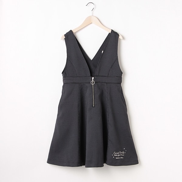 前ジップジャンパースカート