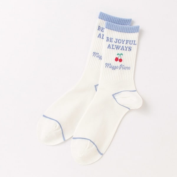 チェリーカレッジクルーソックス【日本製】