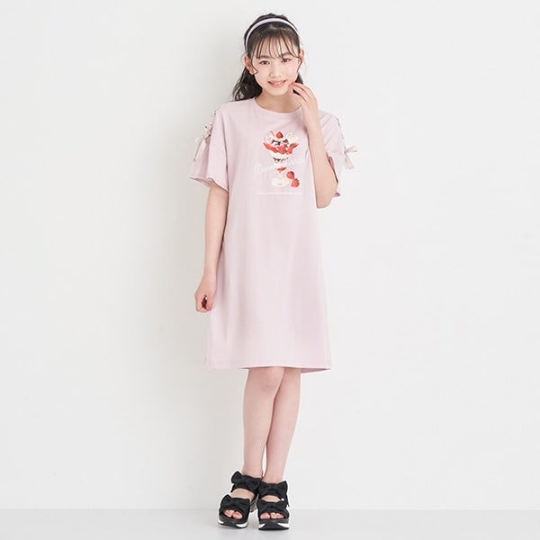 Narumiya Online ナルミヤ オンラインの公式通販サイトストロベリーパーラーワンピース S 140 黒 ジュニア