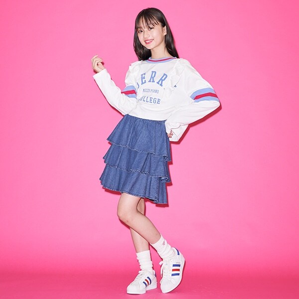 jenni love デニム　ジャンパースカート　１６０