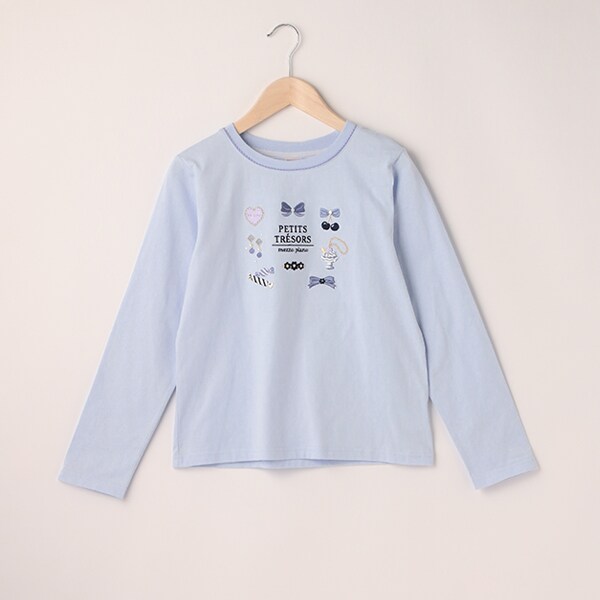 【抗菌・消臭】アクセサリーモチーフ長袖Tシャツ