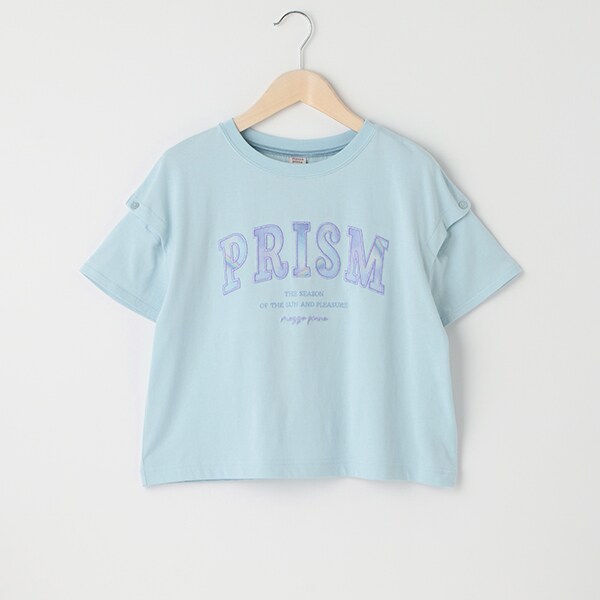 袖2WAYプリズムTシャツ