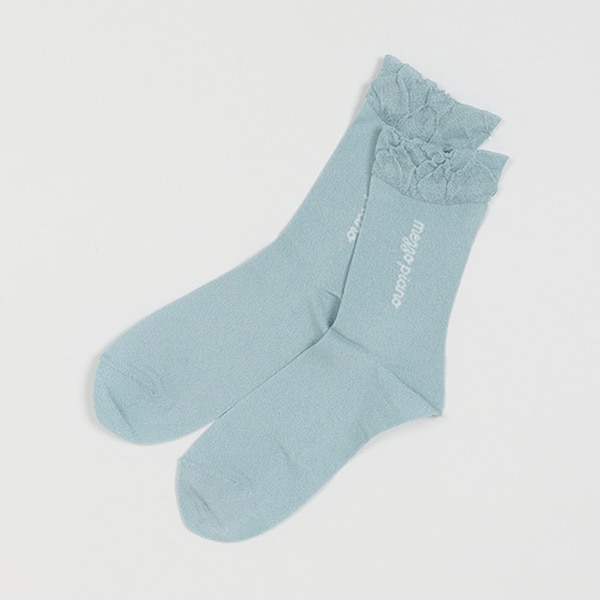 ラメ&ロゴソックス【日本製】