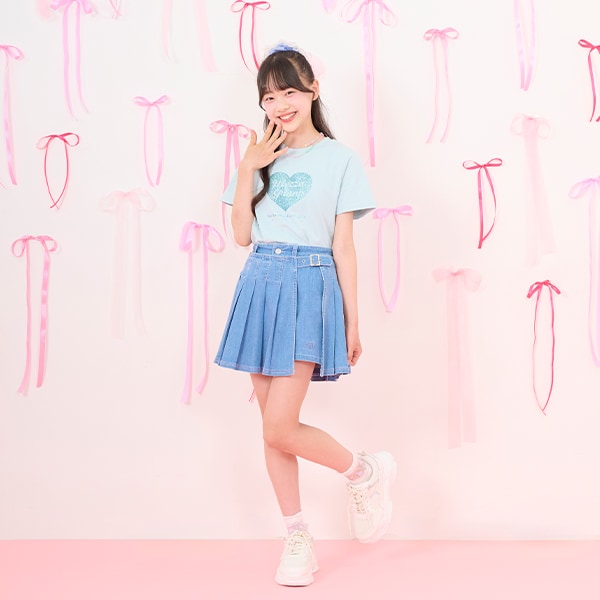 ラッププリーツショートパンツ（2WAY)