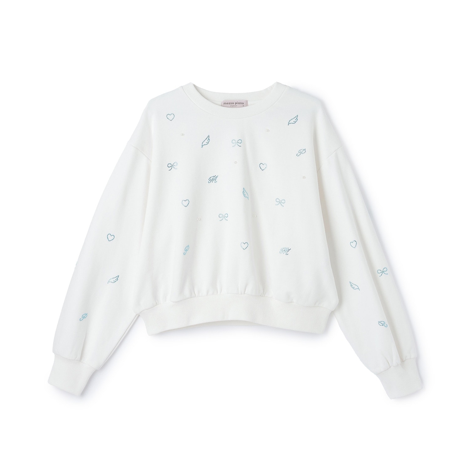 キラキラモチーフトレーナー