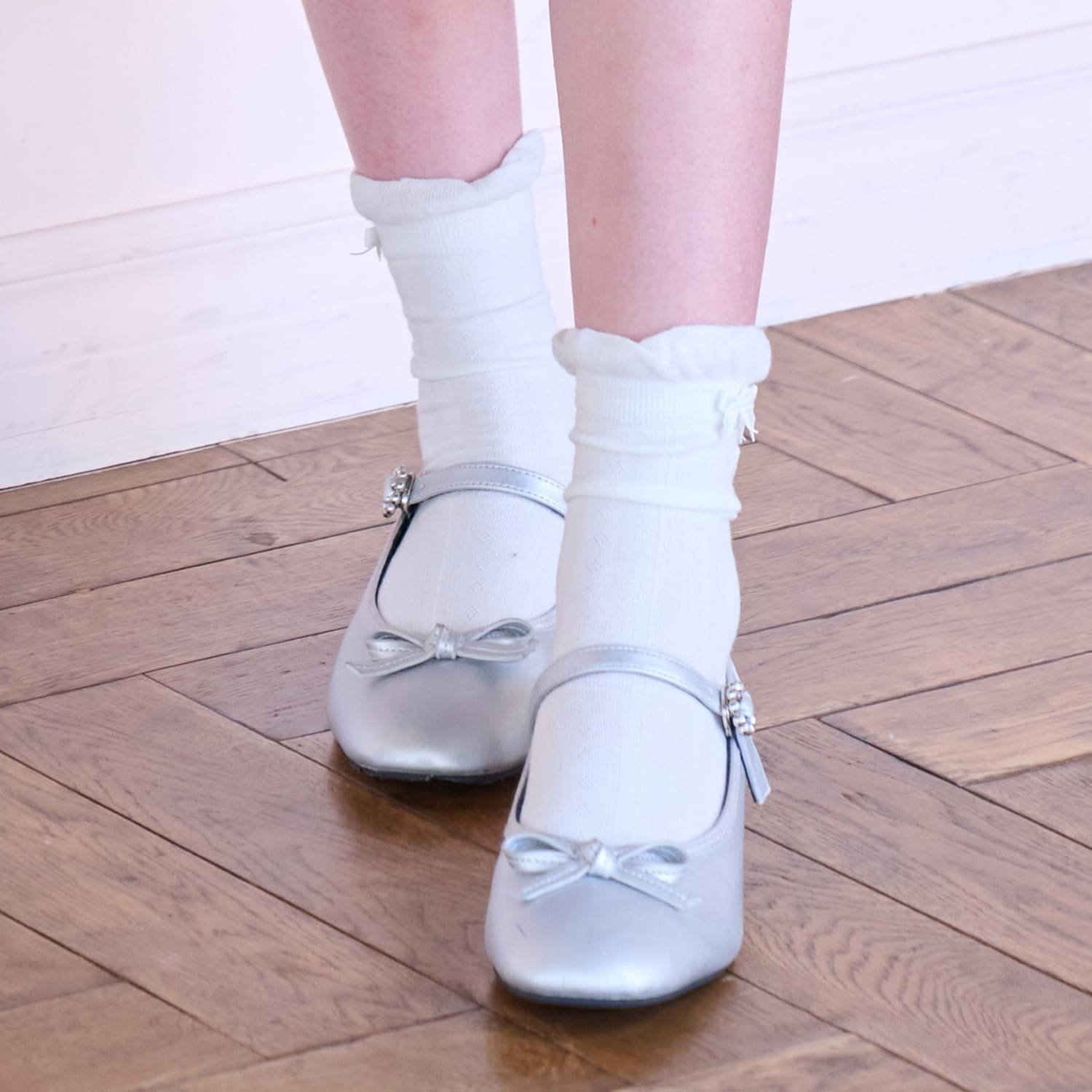 フリルリボンソックス