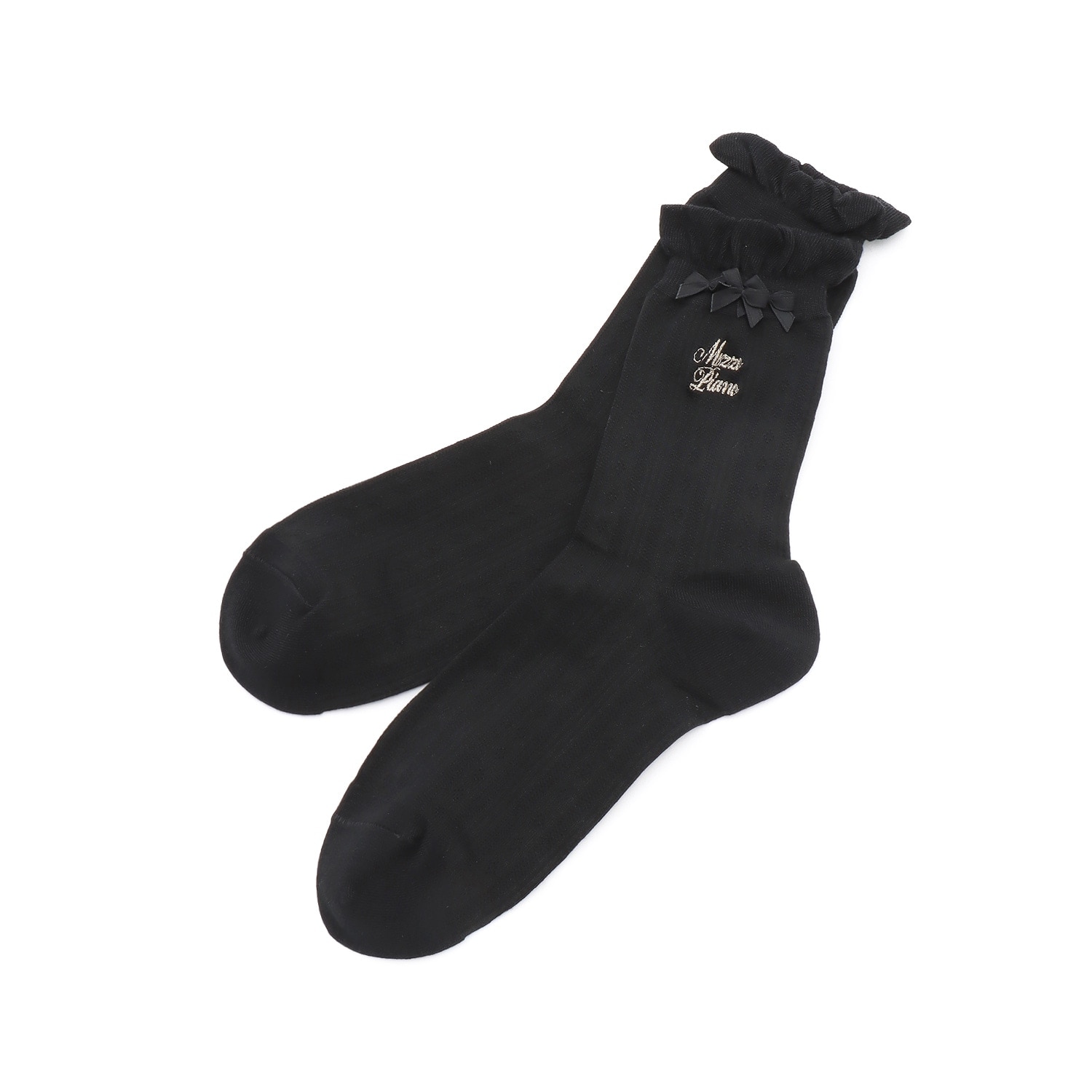 フリルリボンソックス