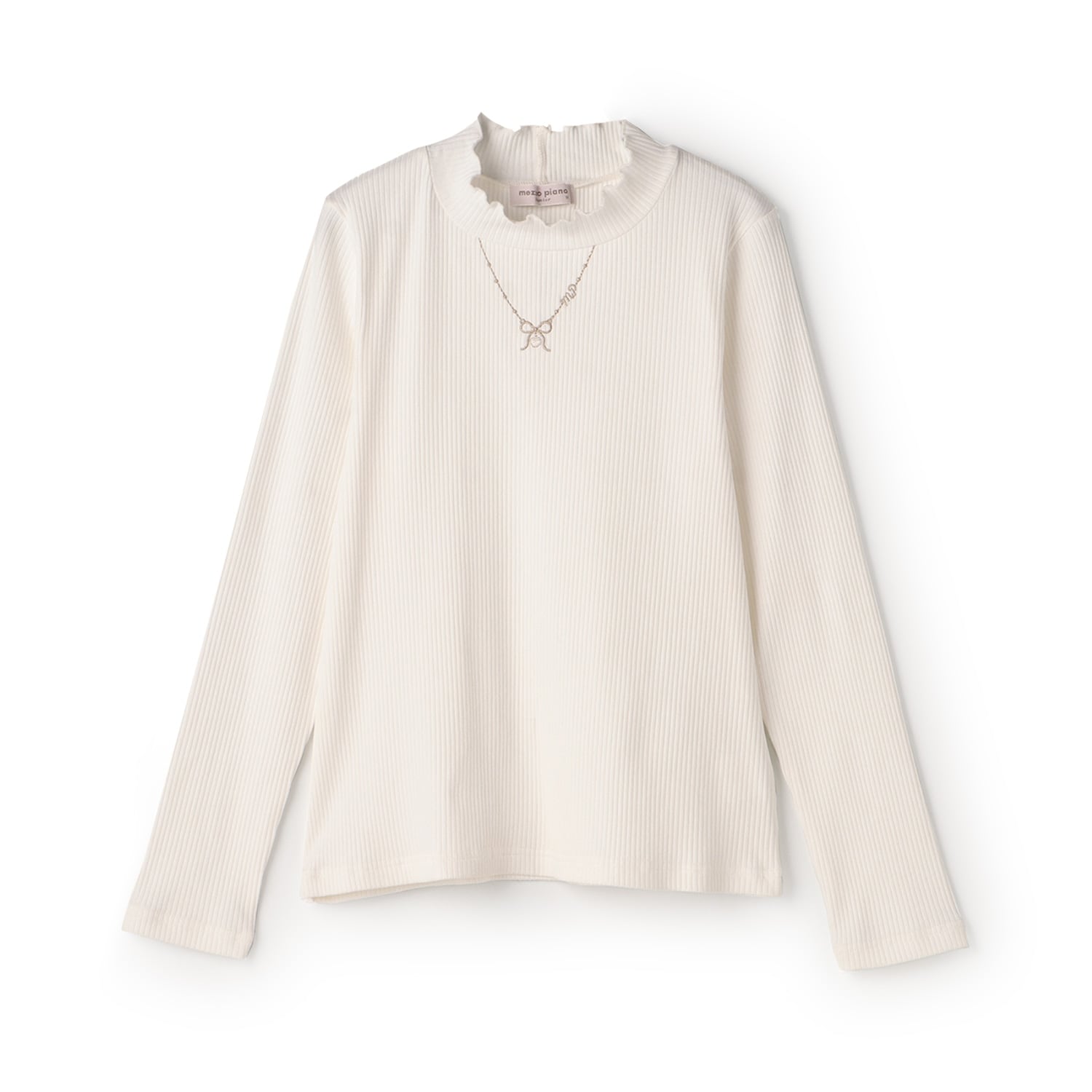 プチハイネック長袖Tシャツ