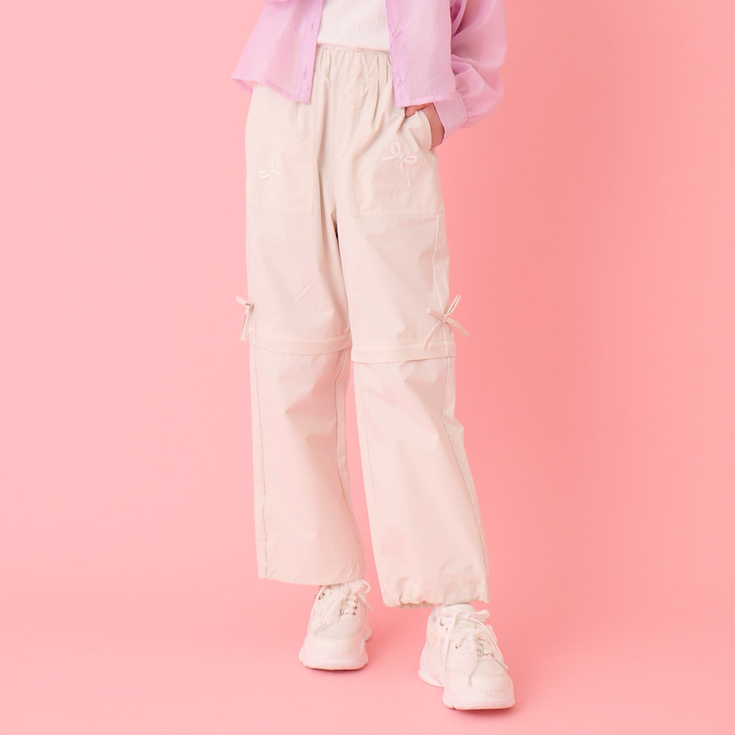 【吸水速乾】アソート柄２WAYパラシュートパンツ