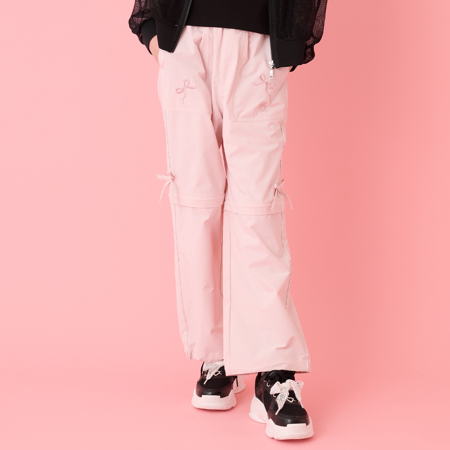 【吸水速乾】アソート柄２WAYパラシュートパンツ