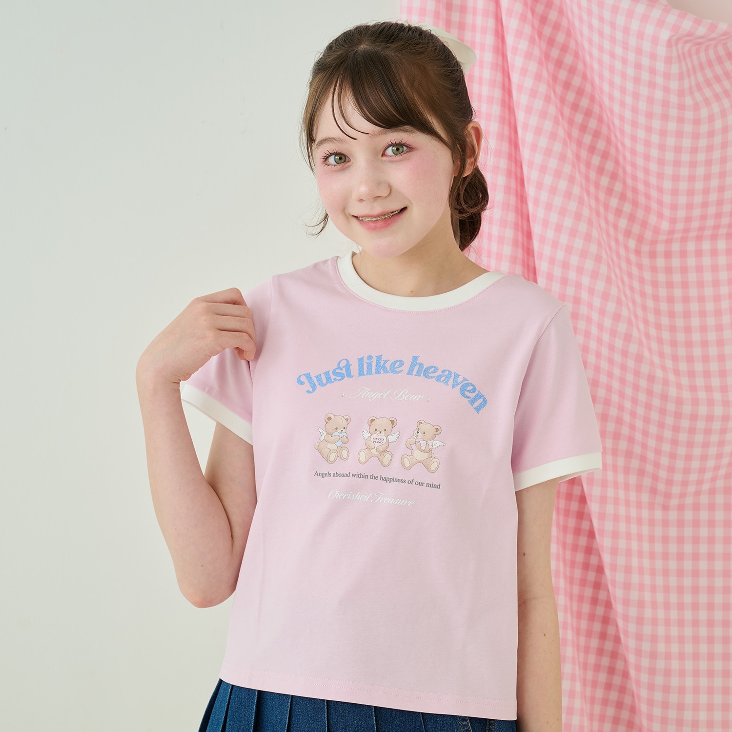 【接触冷感】エンジェルベアリンガーTシャツ