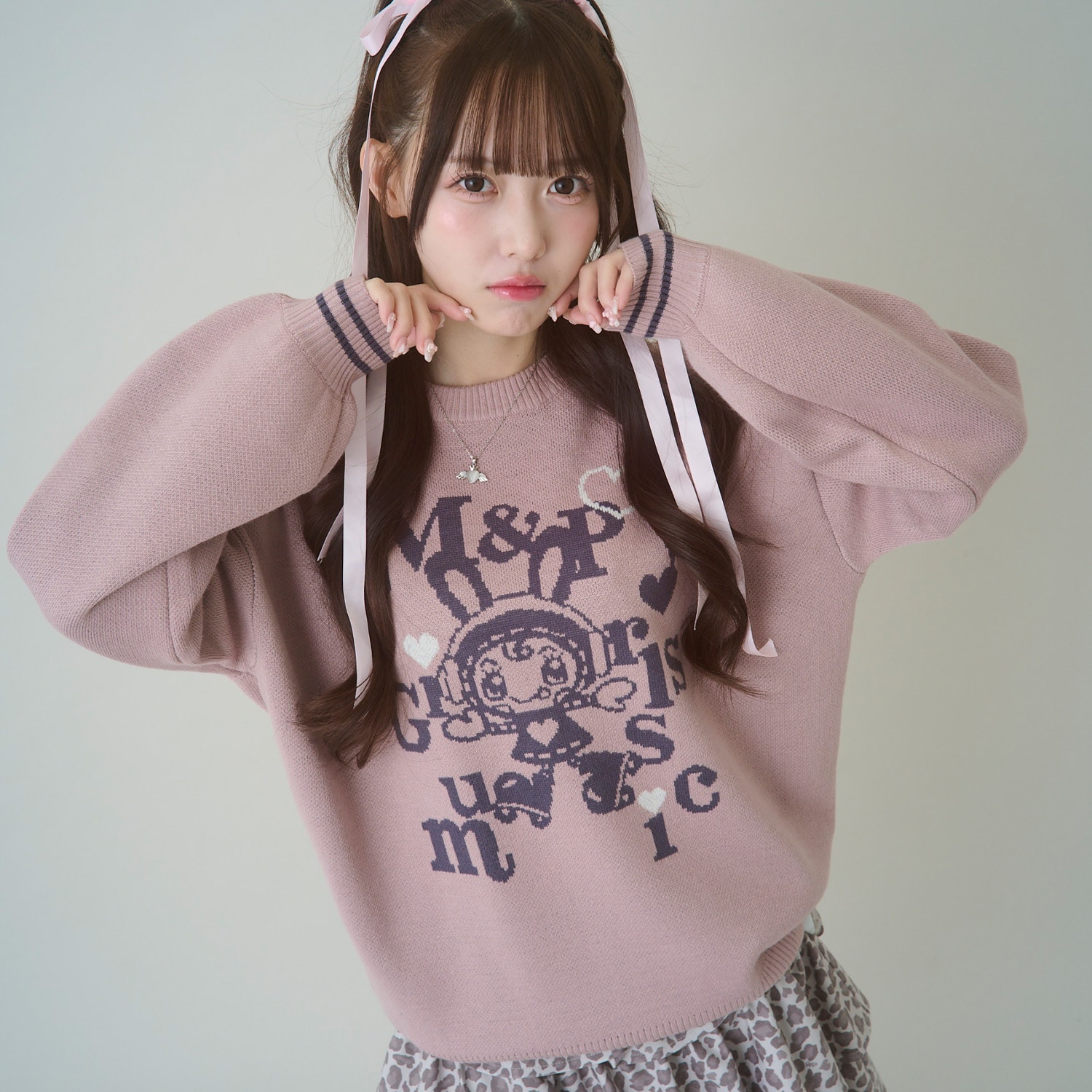 【予約/2026年1月下旬～2月中旬入荷予定】【WEB限定】復刻♪musicベリエちゃんジャカードニット