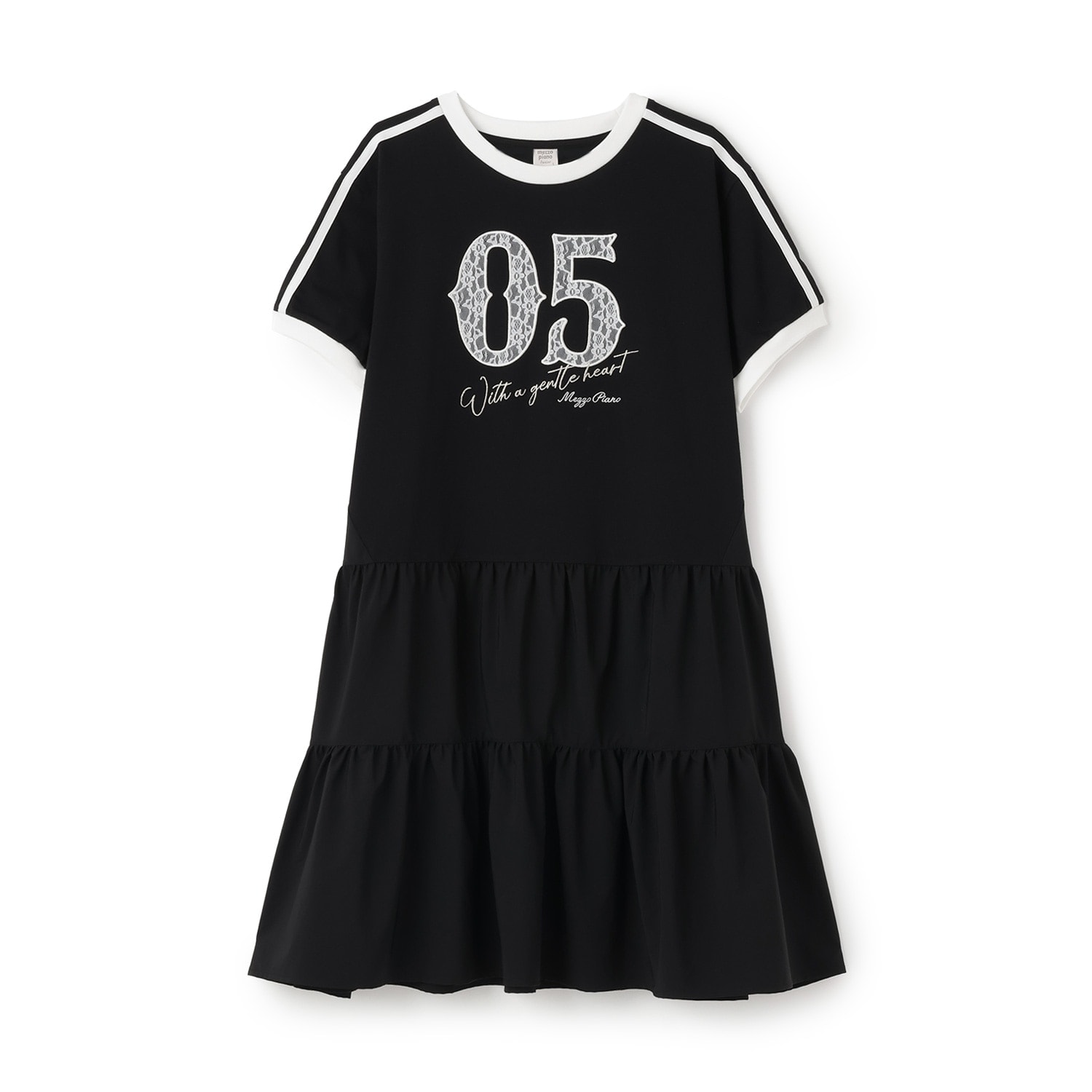 【接触冷感】ナンバリングティアードワンピース