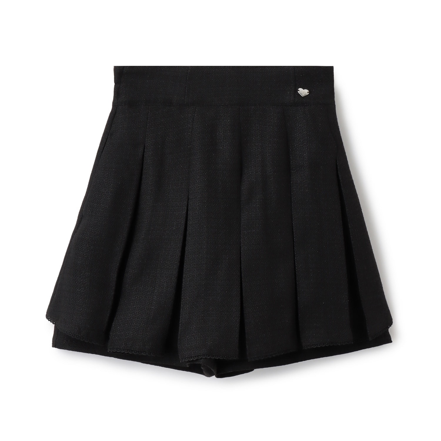 ラメツイードタックフレアショートパンツ♪