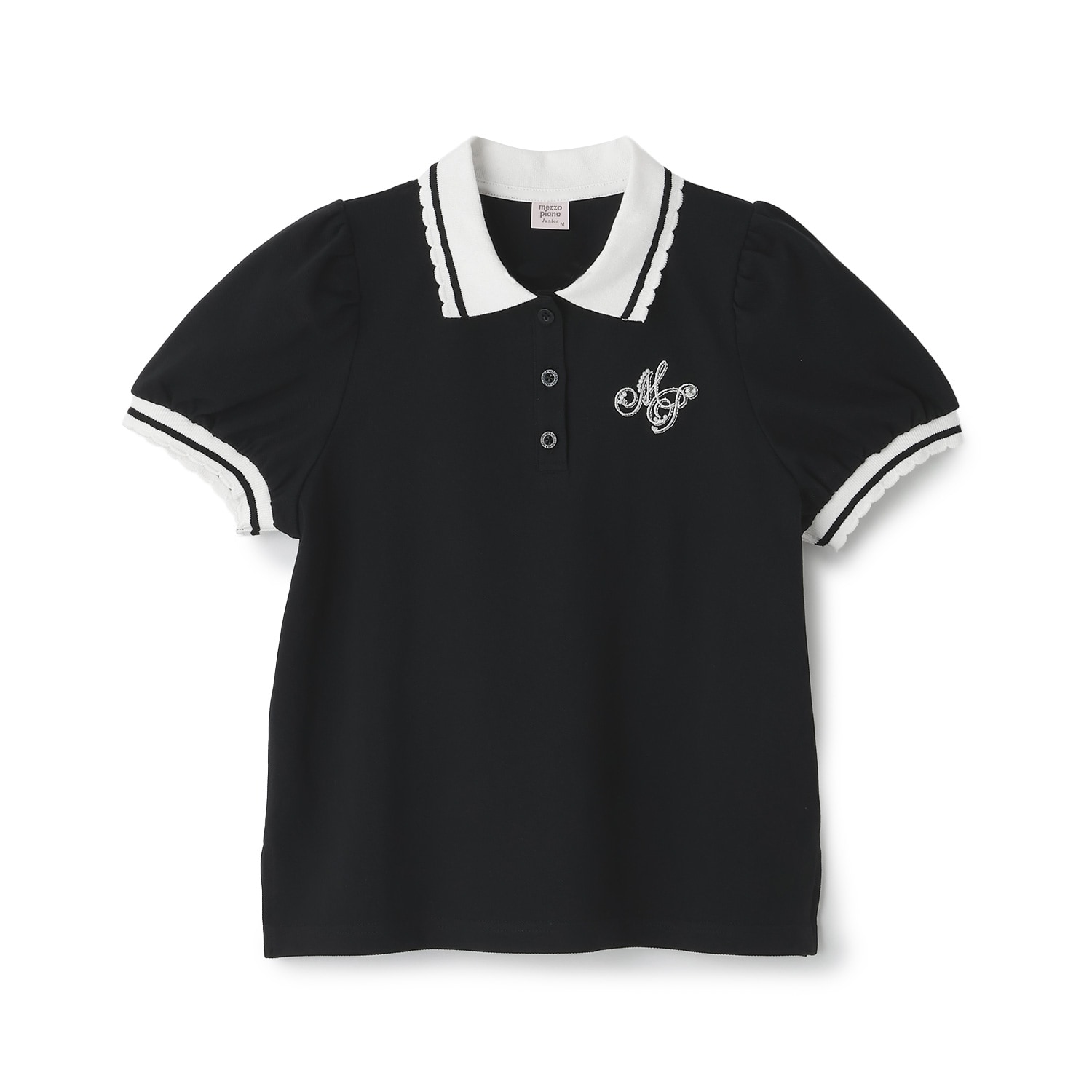 【吸水速乾・接触冷感】袖パフポロシャツ