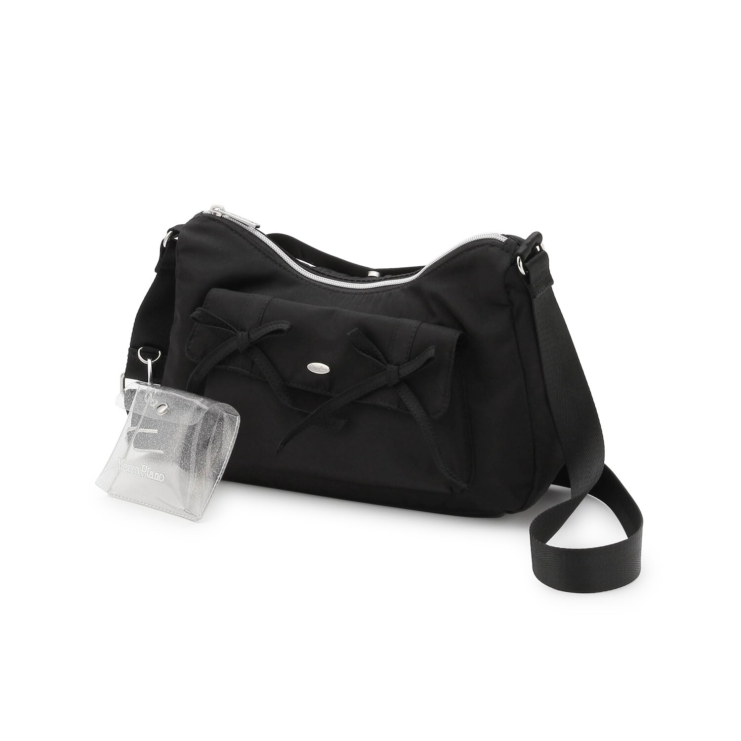 キラキラポーチつきフラップリボンショルダー