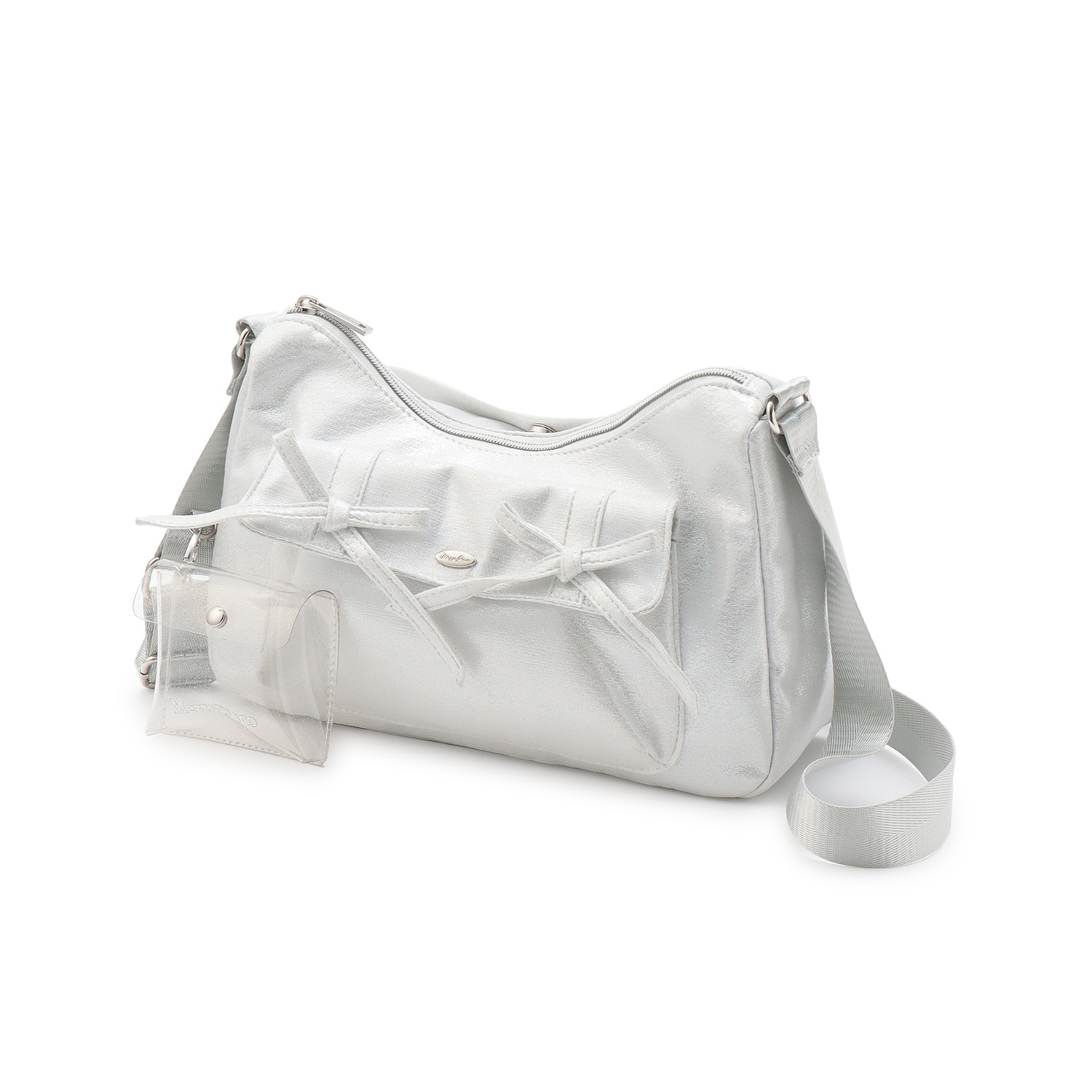 キラキラポーチつきフラップリボンショルダー