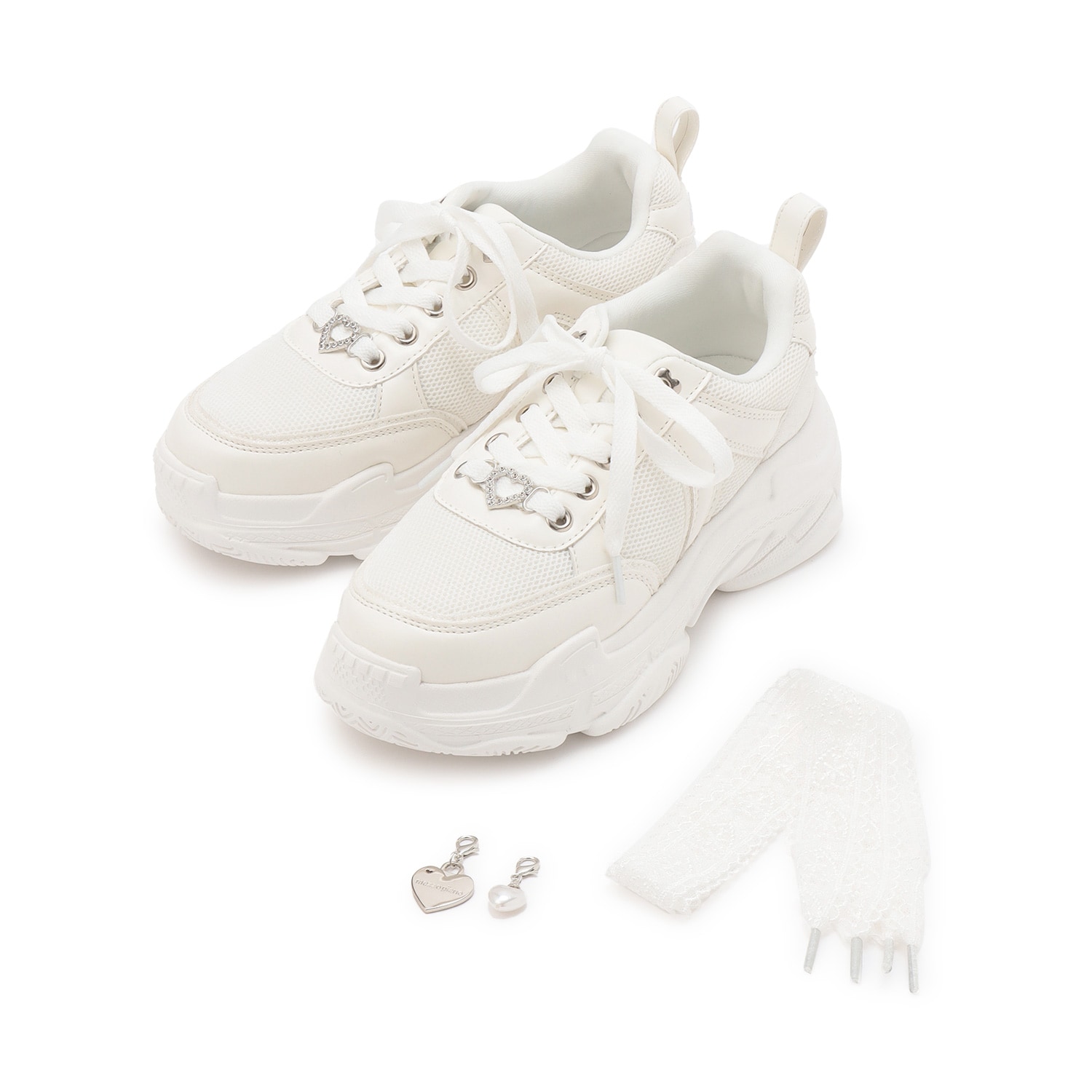 ハートカスタムダットスニーカー