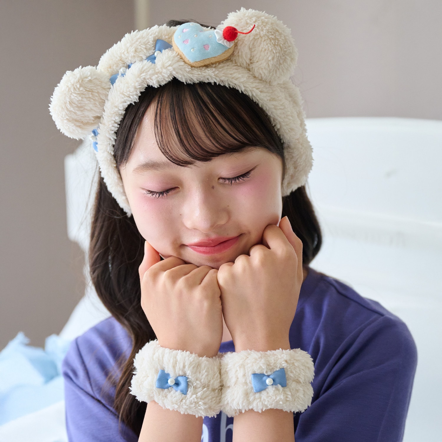 アソート柄ヘアバンド×リストバンドセット