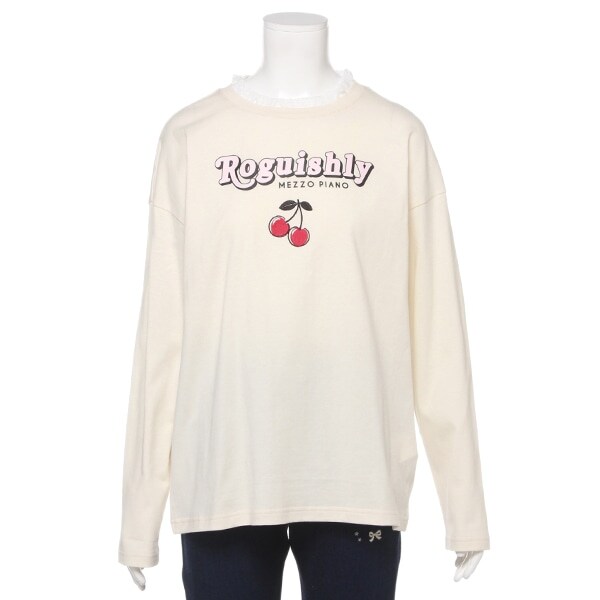 【WEB限定】衿フリルチェリーTシャツ
