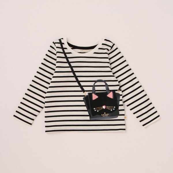 【人気商品再入荷】【直営店で取り扱い無し】トドラー トロンプルイユキャットバッグ長袖Tシャツ