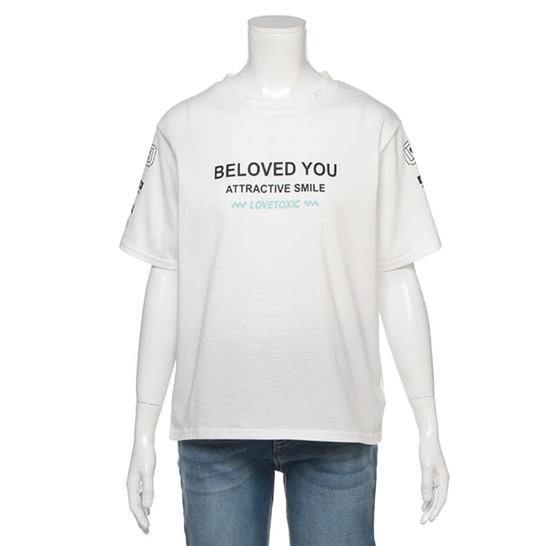 袖アイコンロゴTシャツ