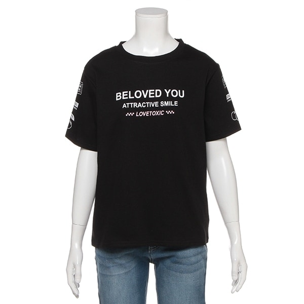 袖アイコンロゴTシャツ