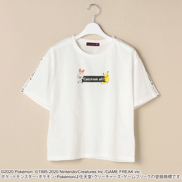 Narumiya Online ナルミヤ オンラインの公式通販サイト ポケモン ロゴテープtシャツ S 140 オフ ホワイト ジュニア
