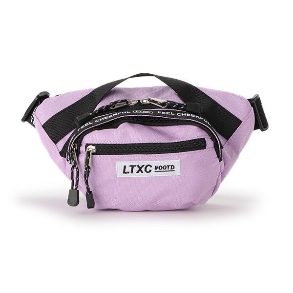 スクエア刺しゅうウエストバッグ