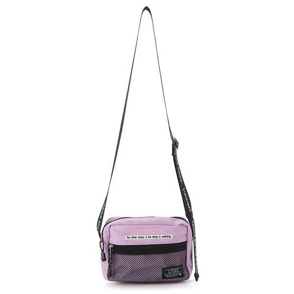 メッシュロゴショルダーバッグ