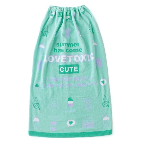 Narumiya Online ナルミヤ オンラインの公式通販サイトロゴ アイコンお着替えタオル Swim F 紺 ジュニア