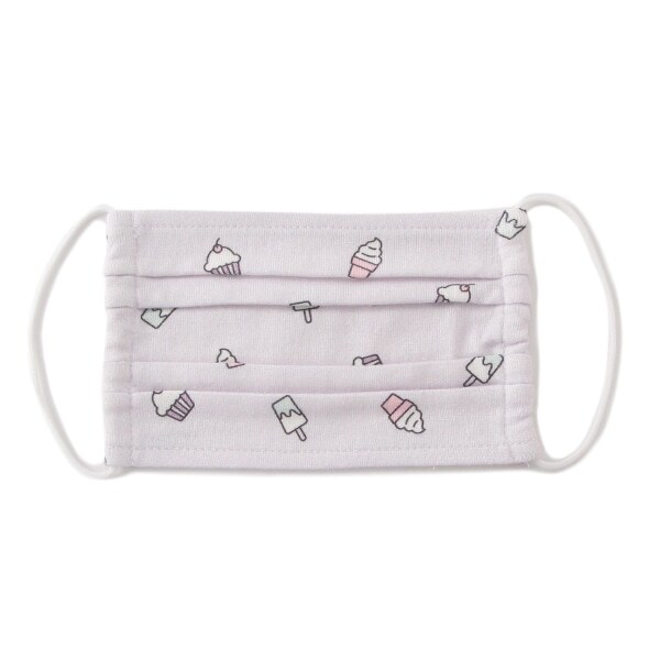 チェリー総柄布マスク