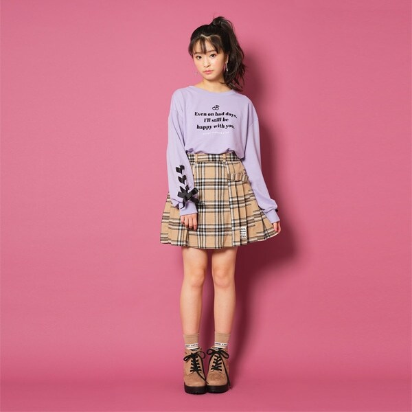 専用です！アナスイミニ　チェックプリーツ　スカパン　140   2点 チェックスカパン（その他） | ANNA SUI mini（アナ スイ・ミニ