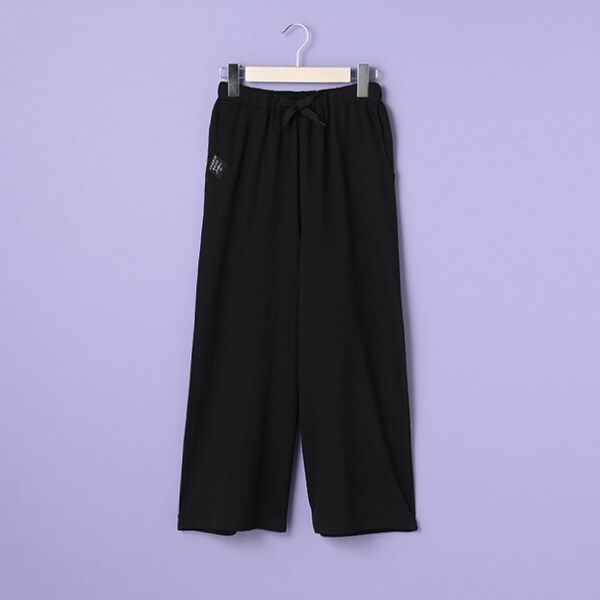 ミニ裏毛 イージーワイドパンツ