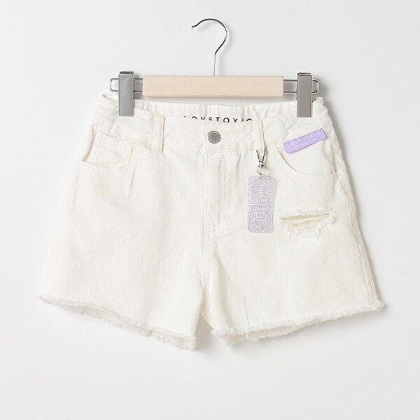 MA＊RS ジュエリー柄サテンベアトップショートパンツロンパース オフ  