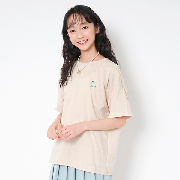 バックガーリーモチーフ半袖Tシャツ